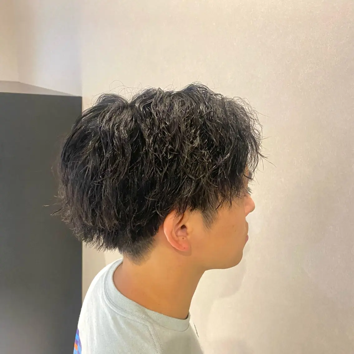 〖 メンズ限定 〗 ⚡️カット+パーマ+ショートヘッドスパ+トリートメント⚡️の写真