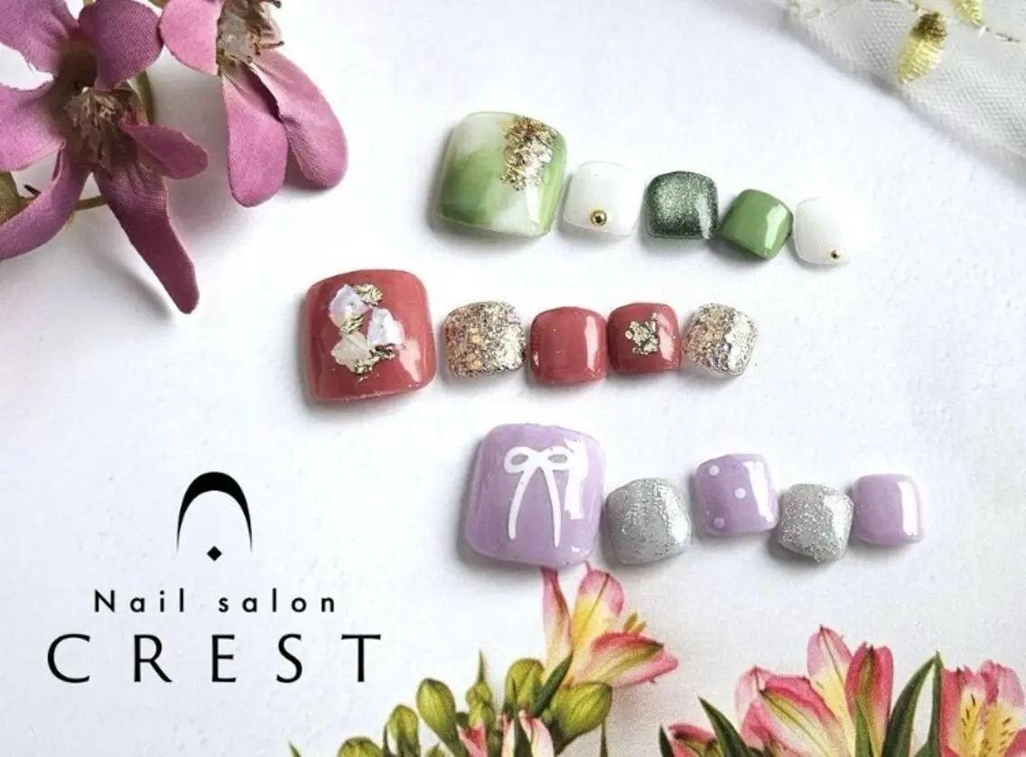 ネイル CREST(天王寺) 廣岡 Hirookaのネイルデザイン