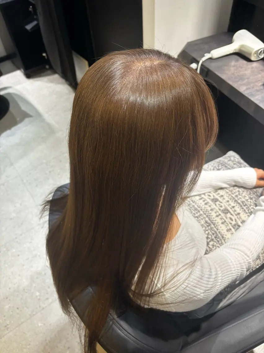カラー one by the ect佐々木輝人✨のヘアスタイル