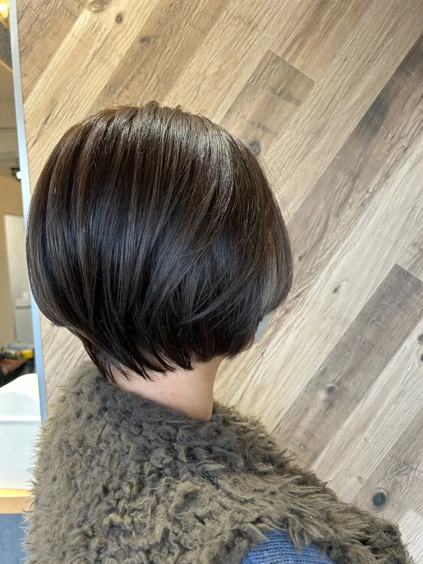 ショート カラー ショートヘア カット ヘアカラー トリートメント TELA HAIR 守谷のヘアスタイル
