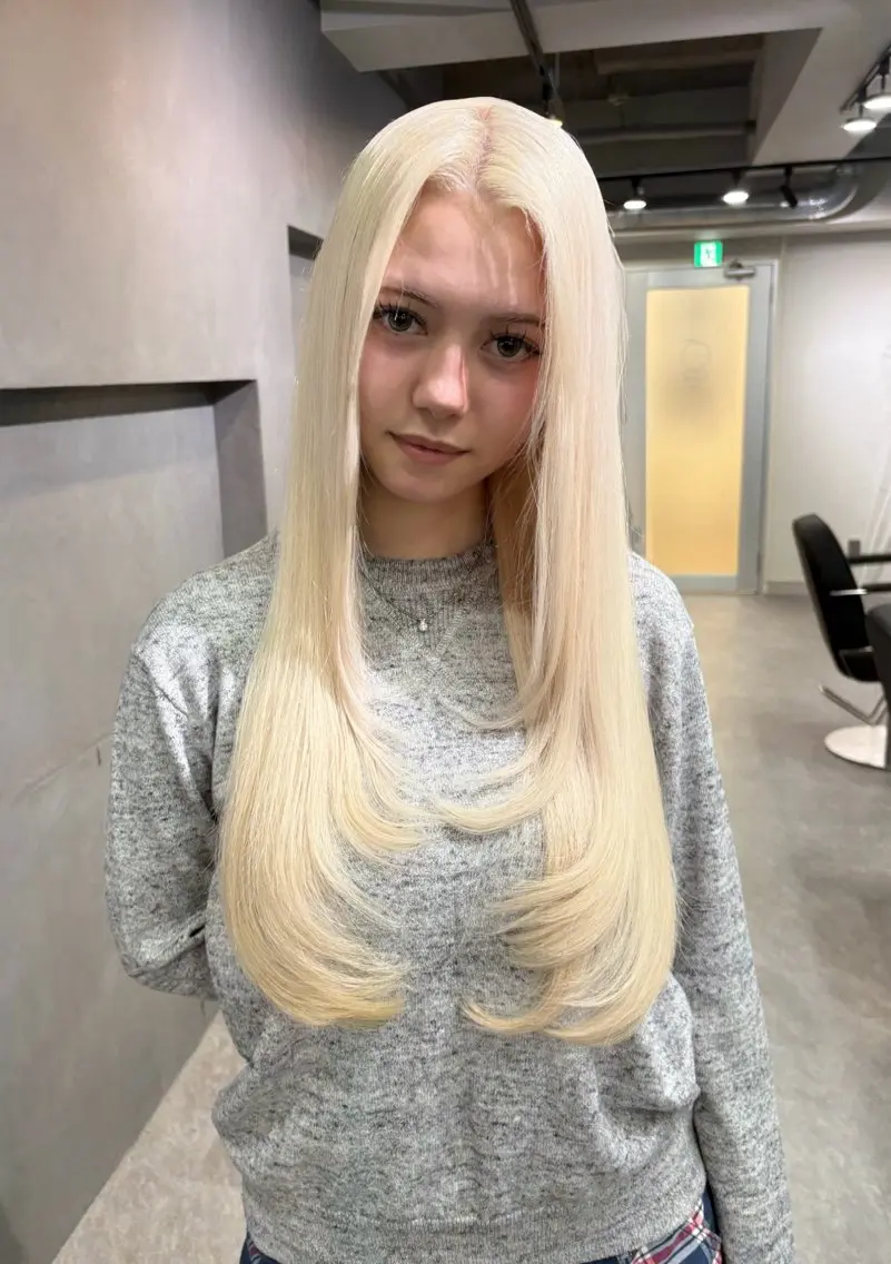 ロング カラー ヘアアレンジ ヘアカラー 🌈【🎀ヘアデザイ ナー🎀】✨ノン✨のヘアスタイル
