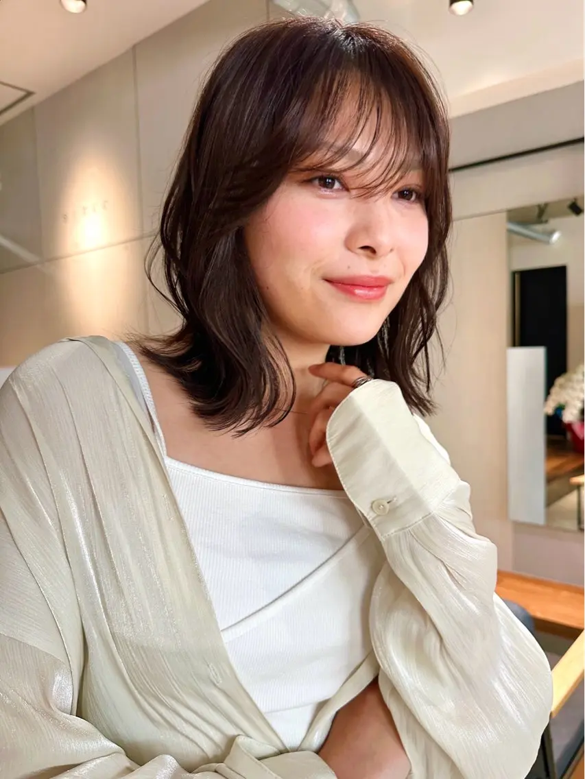 ショート カラー パーマ kazuki【顔周り ×レイヤーカット】のヘアスタイル
