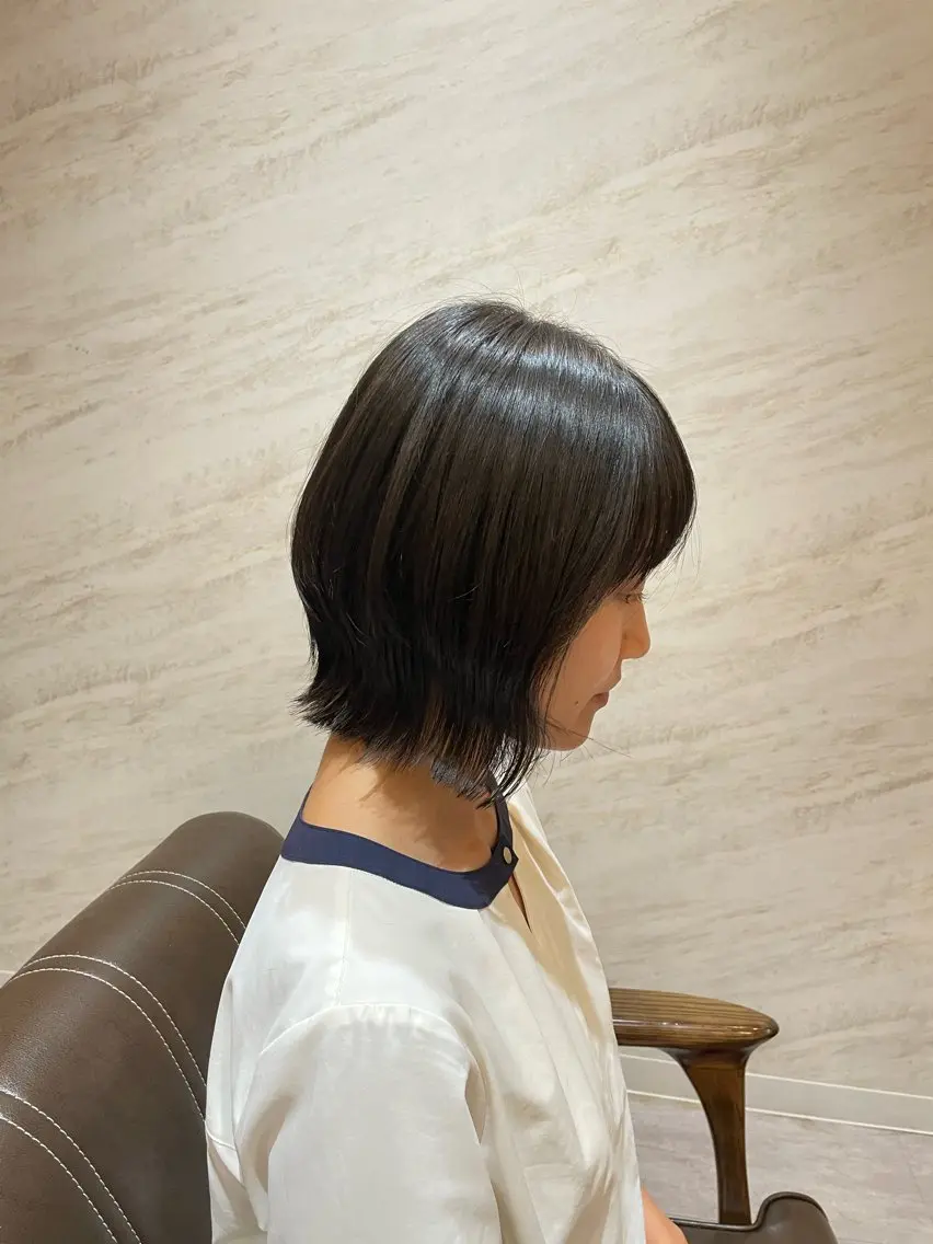 ミディアム care'A 林のヘアスタイル