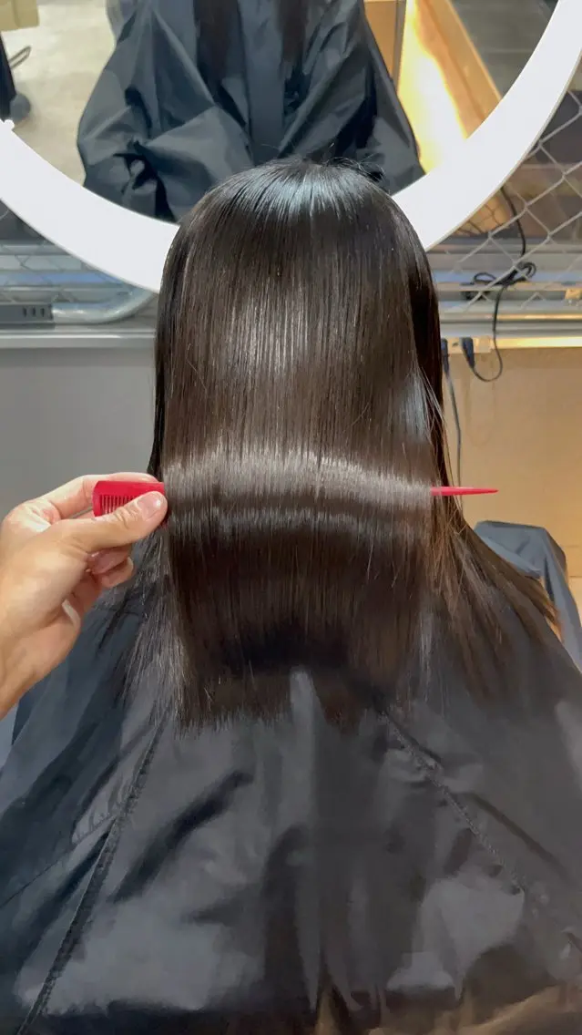 ミディアム 縮毛矯正 トリートメント CoCooN TAKUMAのヘアスタイル