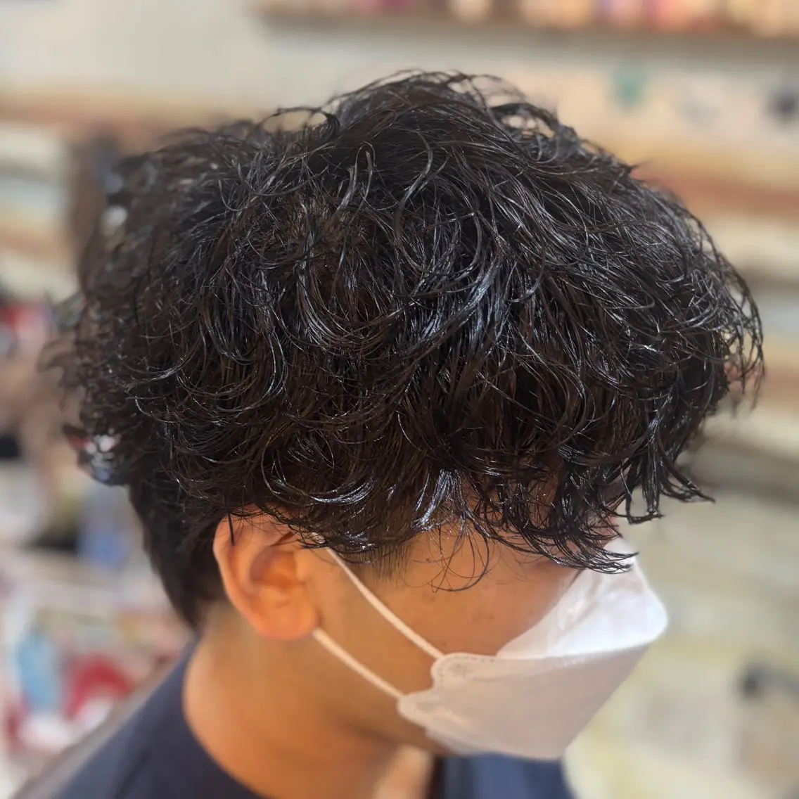 ショート パーマ メンズ カット パーマ 💥桜木町メンズ専門 💥ルキのヘアスタイル