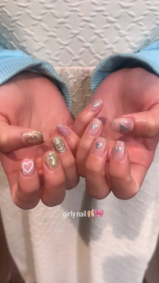 ネイル 韓国×ワンホン 🩶🎀honokaのヘアスタイル
