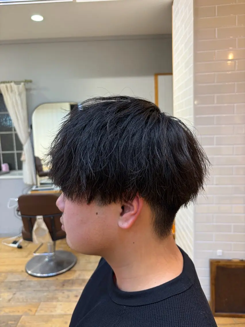 メンズ メンズパーマ カット パーマ 丸みショート/ ショート特化/健太郎のヘアスタイル