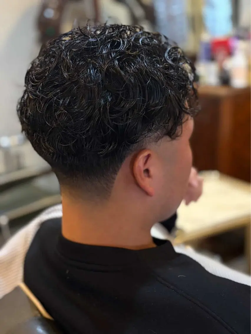 パーマ メンズ 山田 蓮太のヘアスタイル