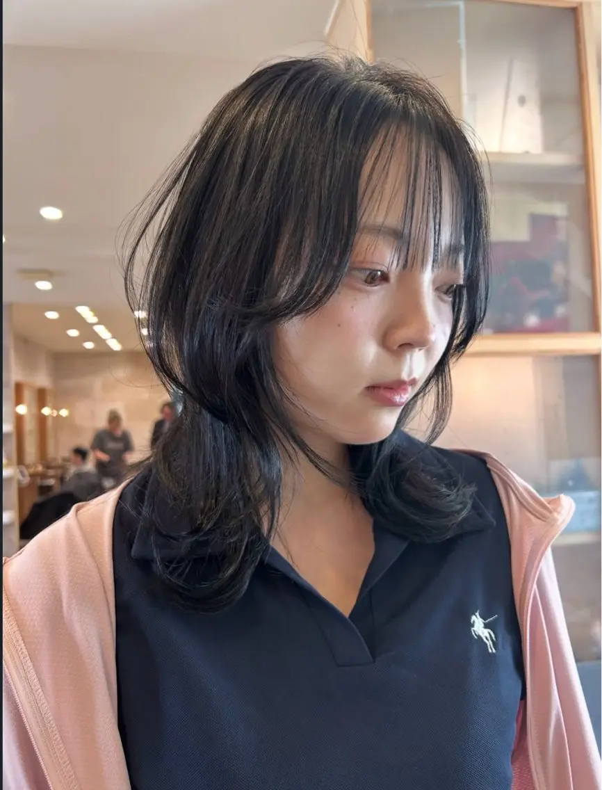 ミディアム カラー ヘアアレンジ ラーム松江乃木店 /モデル募集_川上のヘアスタイル