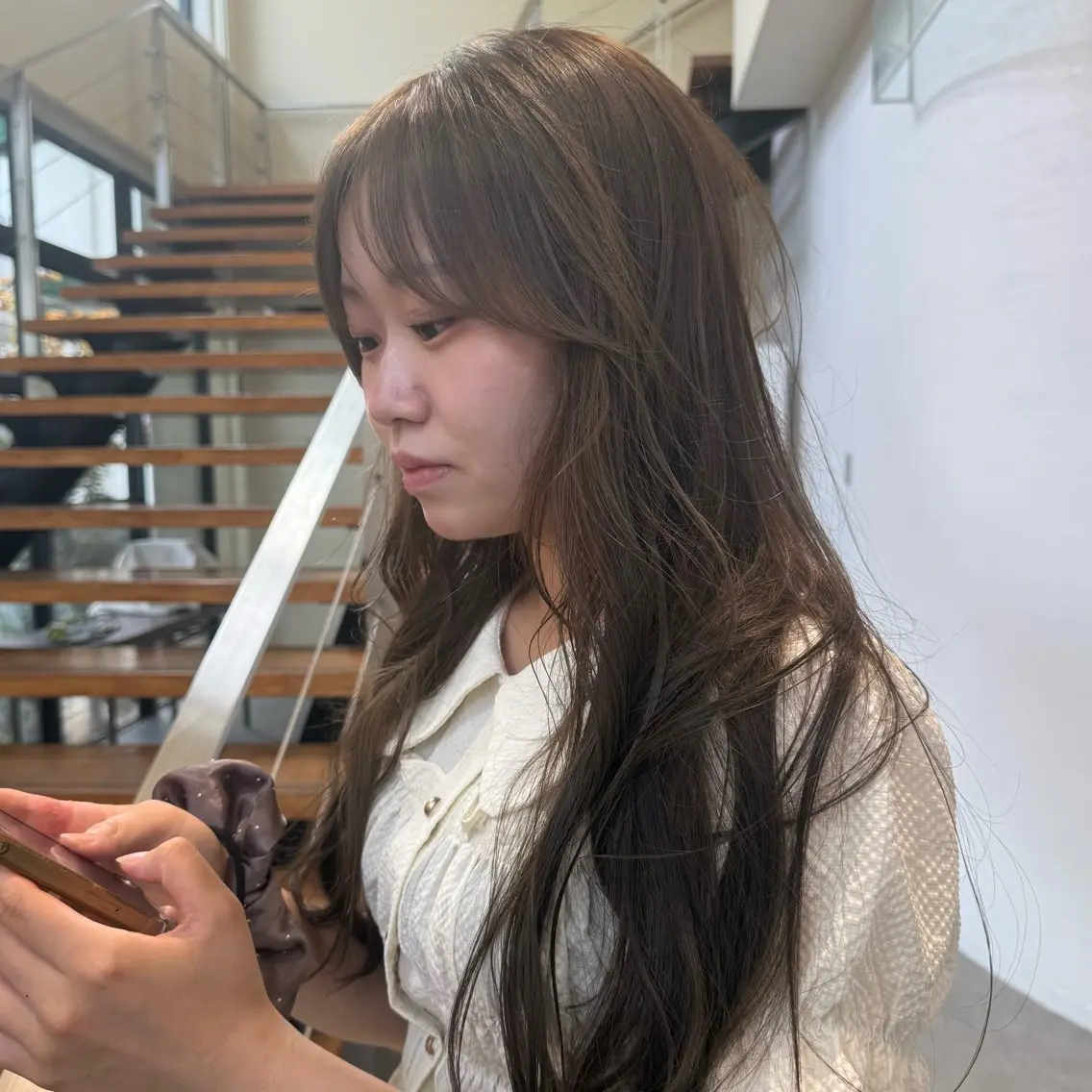 カラー Himena🎀 ハイトーン/デザインのヘアスタイル