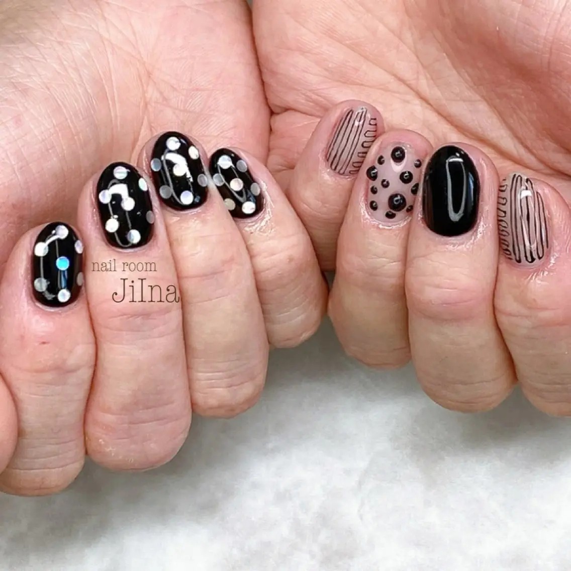 ネイル 持ち込み JiIna nailのネイルデザイン