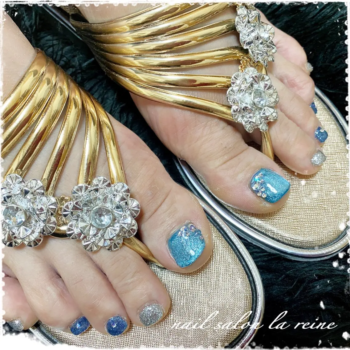ネイル マグネットネイル nail salon la reineのネイルデザイン