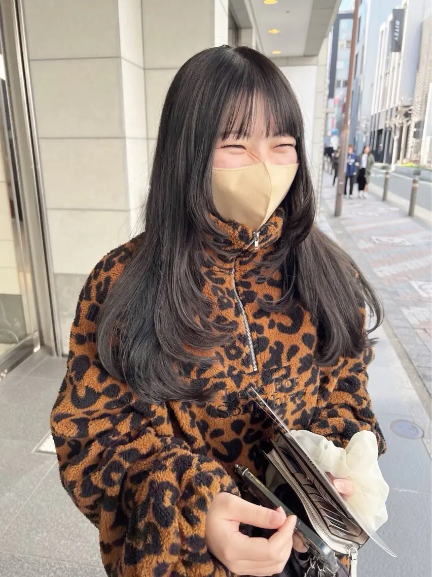 ロング カラー ヘアカラー 矢代 さくらのヘアスタイル