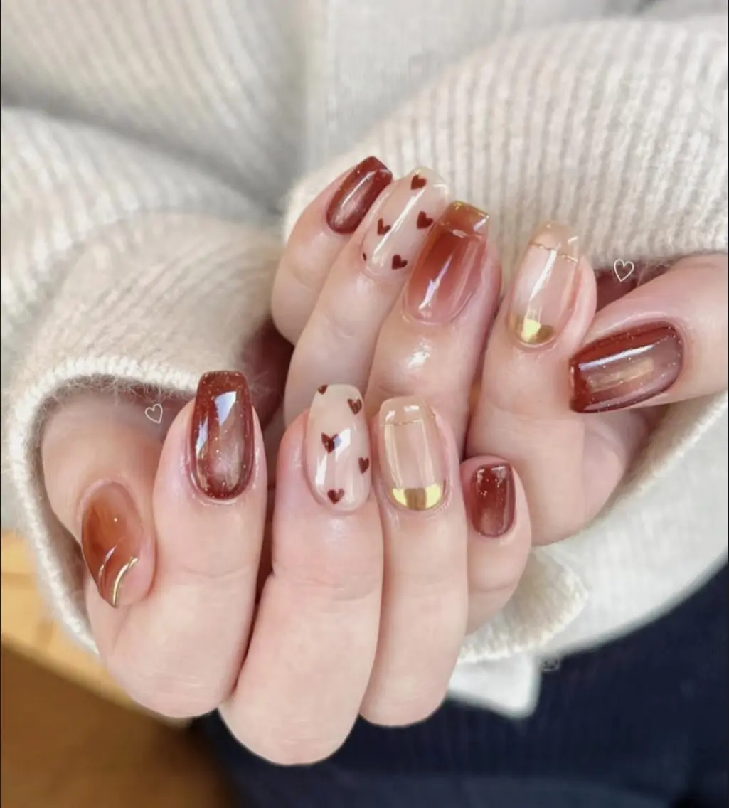 ネイル ハンドネイル ハンドケア 🍑 momo_nailのネイルデザイン