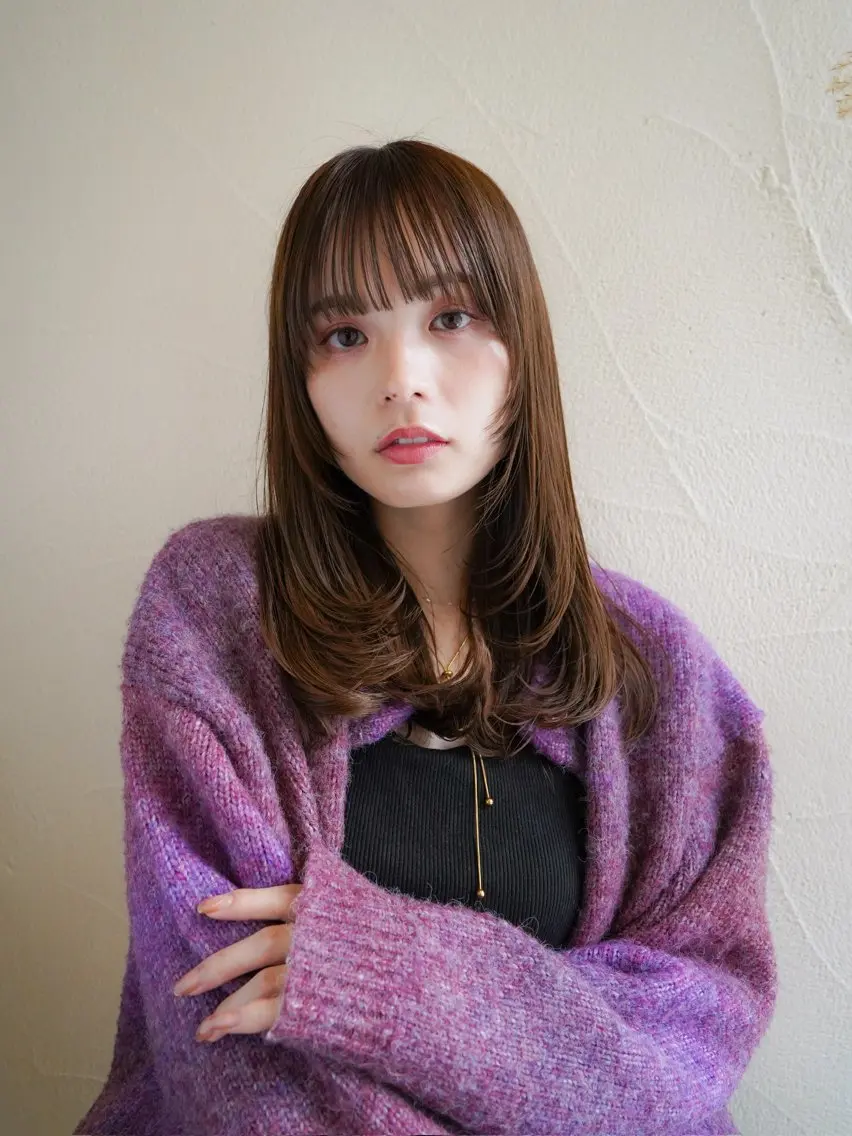 🉐ミニモ学割🉐学生様は何度でも使えます【似合わせカット】+【高発色艶カラー】+【2種から選ぶ髪質改善トリートメント】の写真