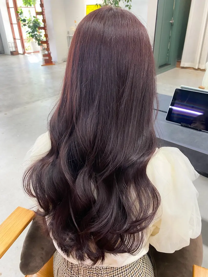 ロング カラー ブリーチ ダブルカラー ラベンダーカラー ブリーチなしカラー ピンクカラー ヘアカラー トリートメント JESSI / Sopiのヘアスタイル