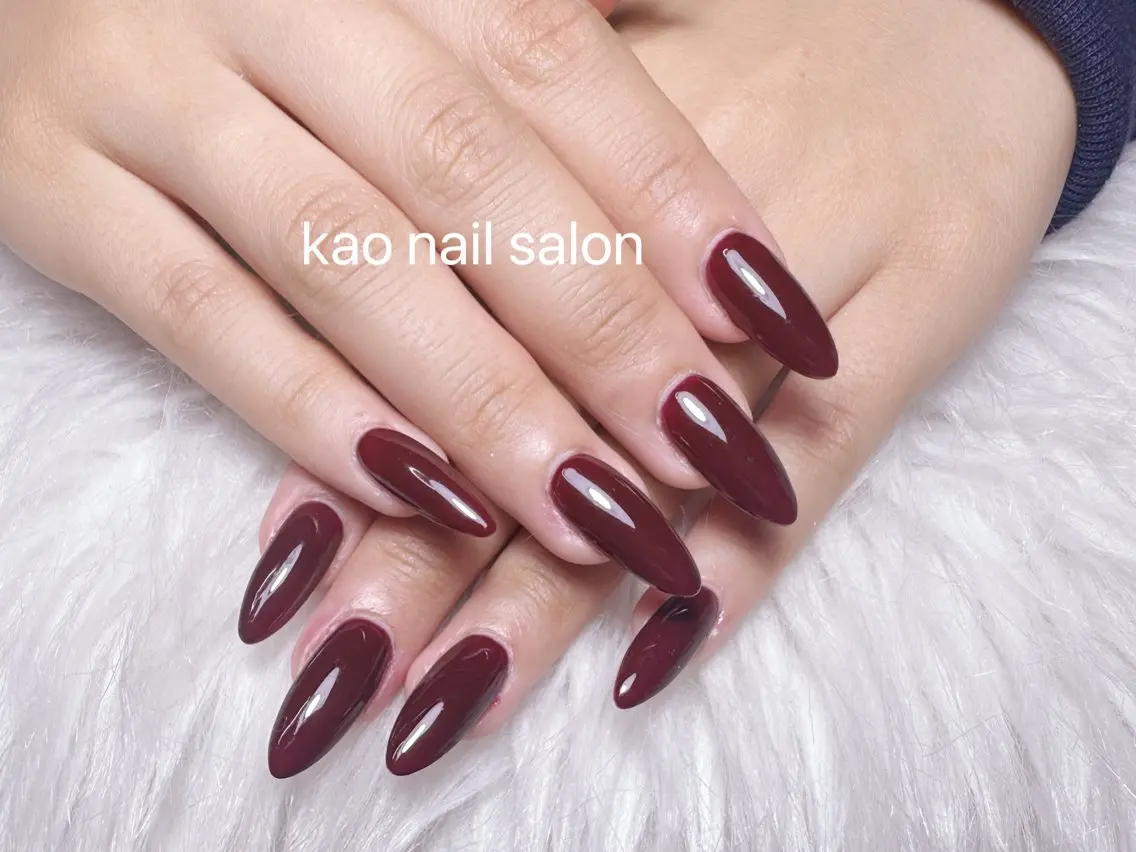 ネイル ハンドネイル kao nail マグネット/長さだしのネイルデザイン