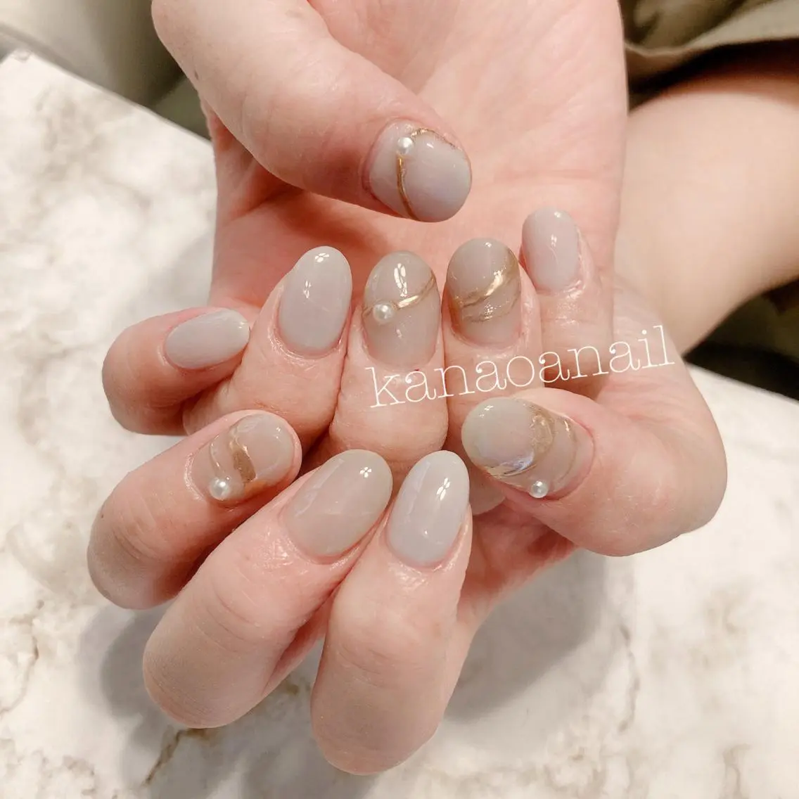 ネイル 地爪育成💅 kanaoanailのネイルデザイン