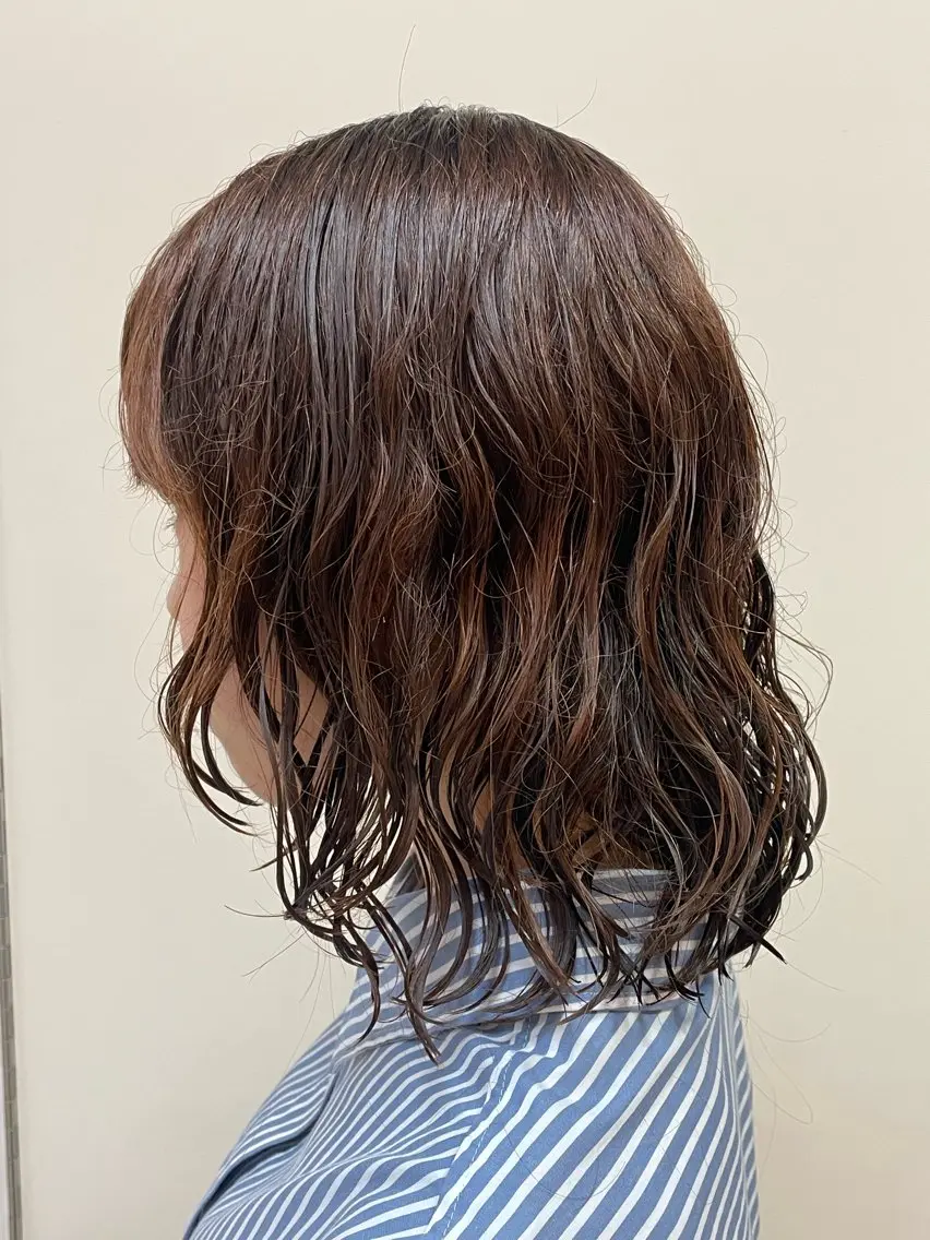ミディアム 顔周りカット ウルフカット little 千葉 🫧ゆなのヘアスタイル