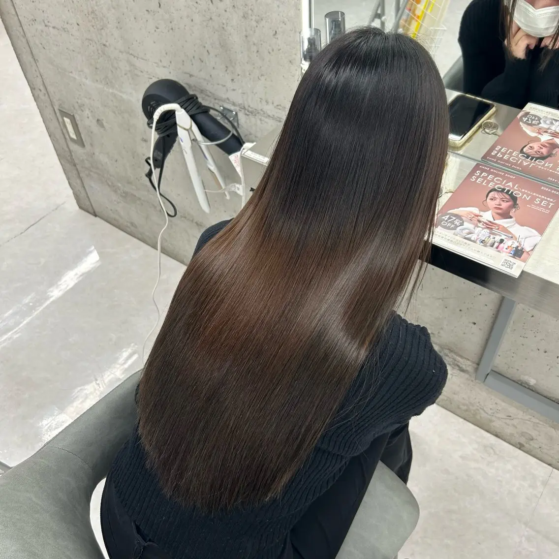 ロング トリートメント ワンカラー/レイヤー 🩷モエのヘアスタイル