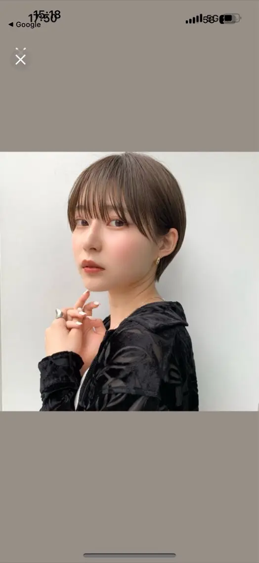ショート カット ヘアカラー トリートメント センター南　髪質改善 大引　優のヘアスタイル