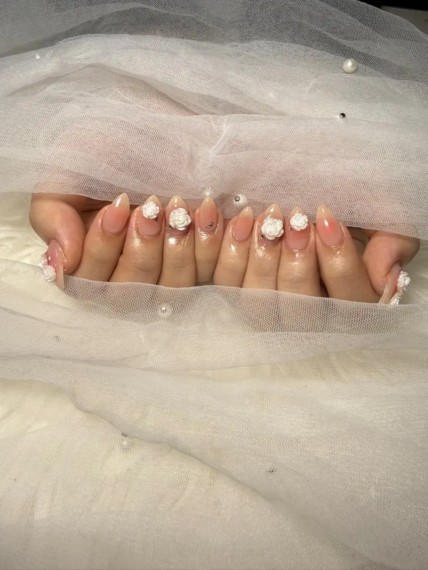 ネイル チークネイル 韓国ネイル 持ち込み シンプルネイル ワンホンネイル ハンドネイル 💅Tmnail Misoraのネイルデザイン