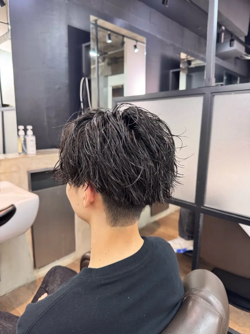 ミディアム パーマ 【メンズ専用サロン】 💈小林遥希💈のヘアスタイル