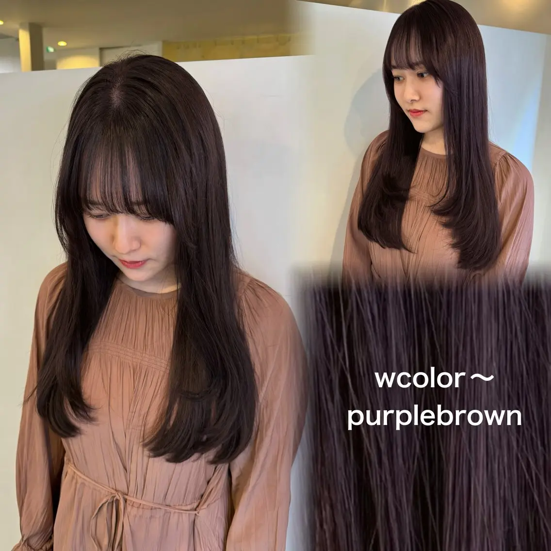 ロング カラー ブリーチ ダブルカラー インナーカラー ブリーチなしカラー ピンクカラー カット トリートメント YARD.長田 唯のヘアスタイル