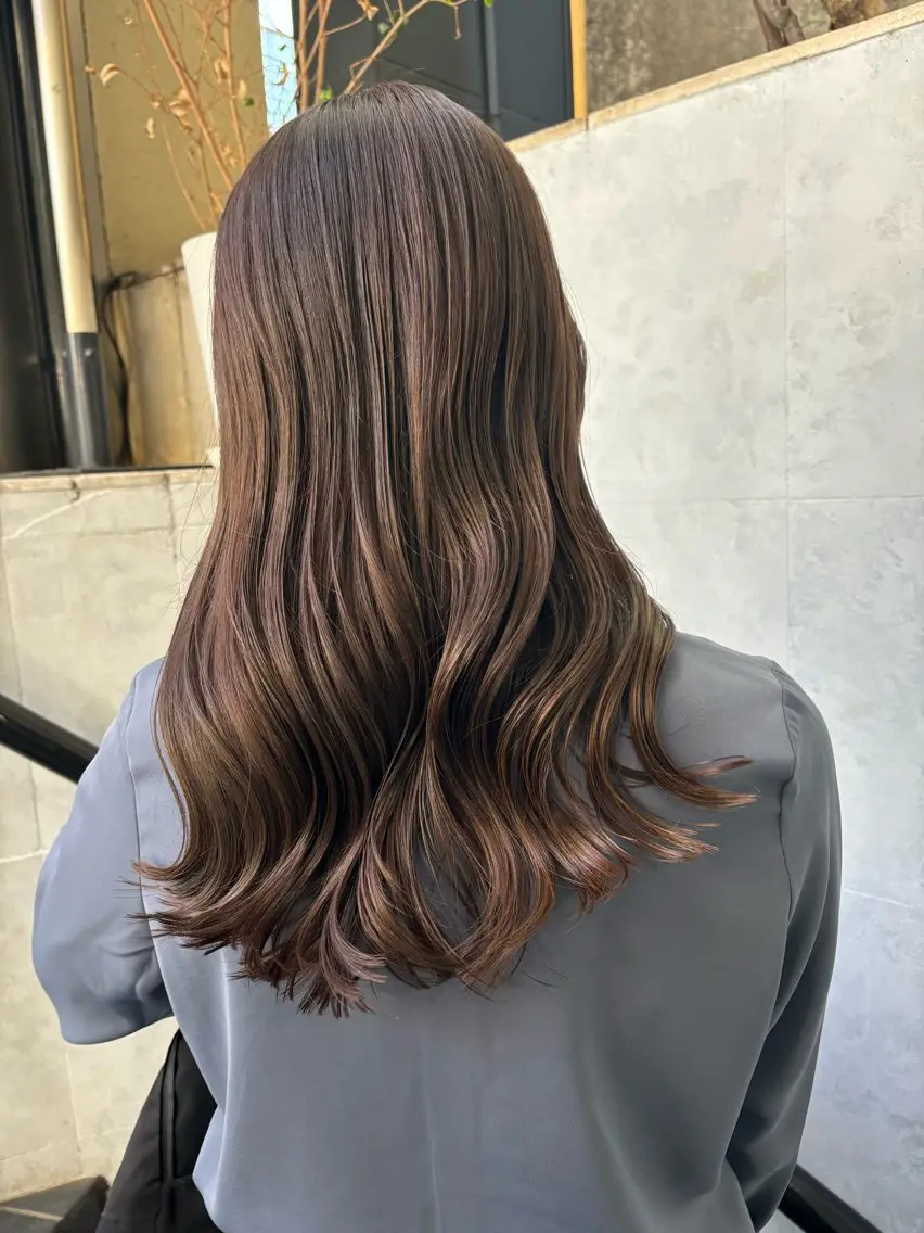 ロング ヘアカラー ボブ×レイヤーカット 透明感カラー/Fuuのヘアスタイル