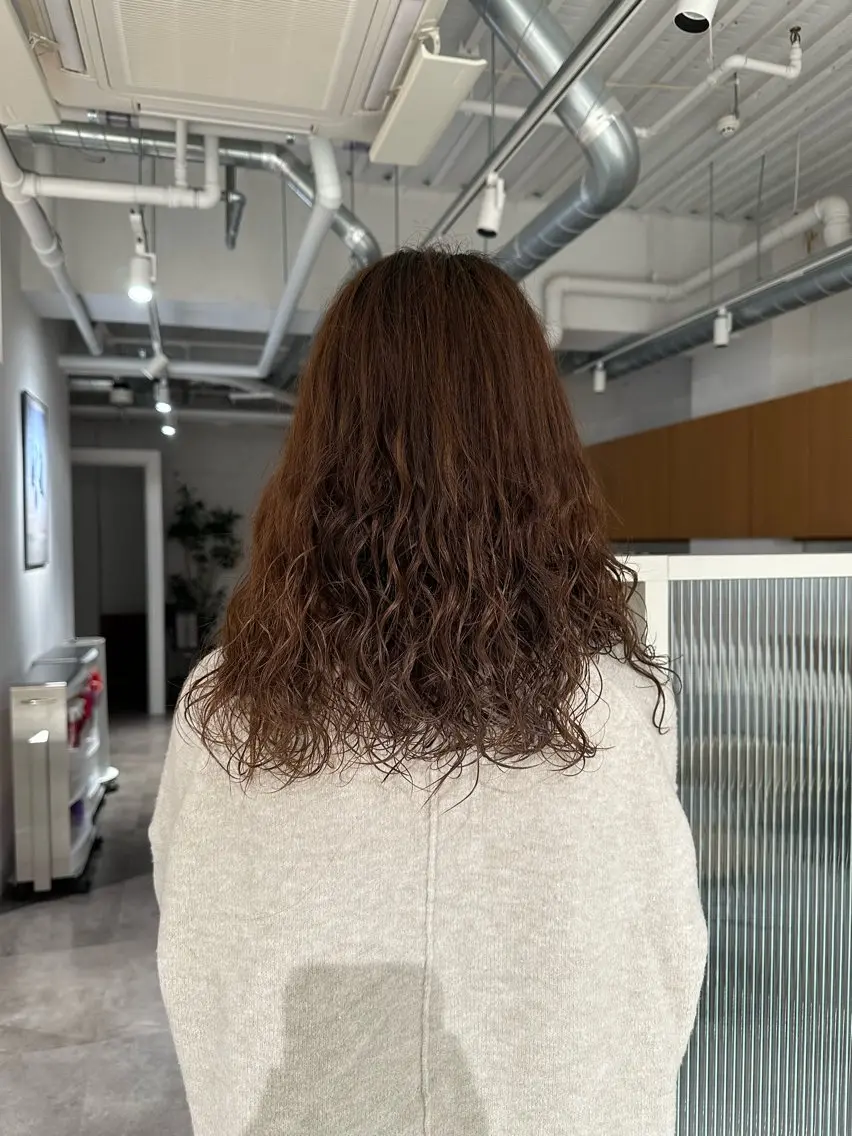 ロング パーマ カット パーマ カット/パーマ/ iroha🪼のヘアスタイル