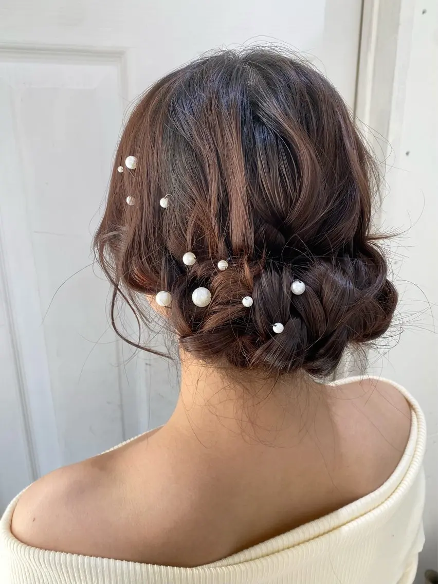 ヘアアレンジ ヘアセット uros.中目黒 moekaのヘアスタイル