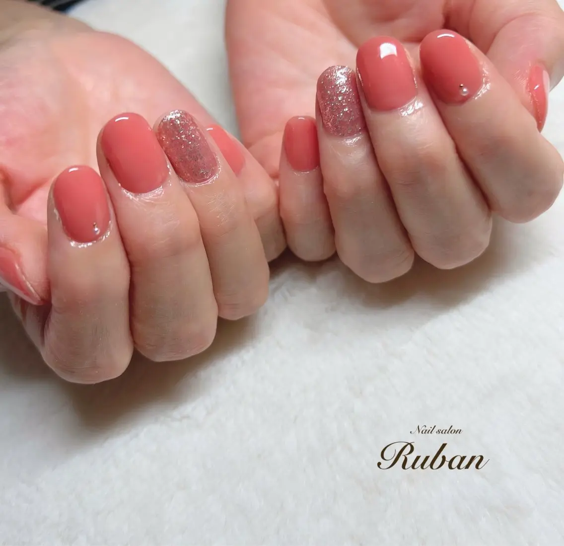 ネイル ワンカラーネイル シンプルネイル Nail salon Rubanのネイルデザイン
