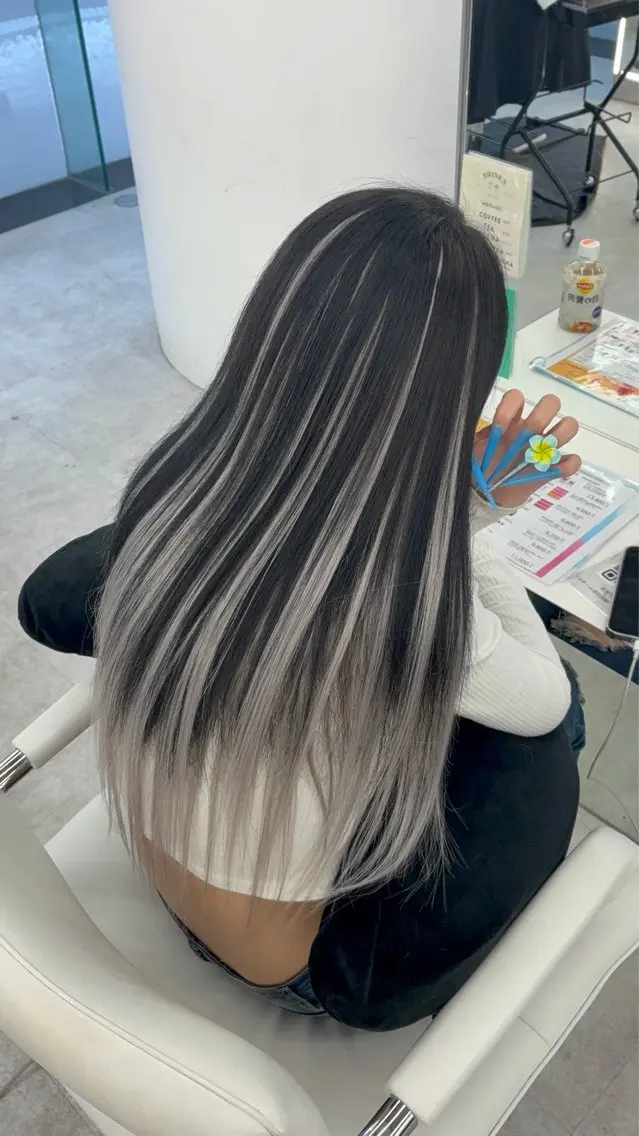 ロング シールエクステ エクステ エクステ 藤沢エクステ れんな💖のヘアスタイル