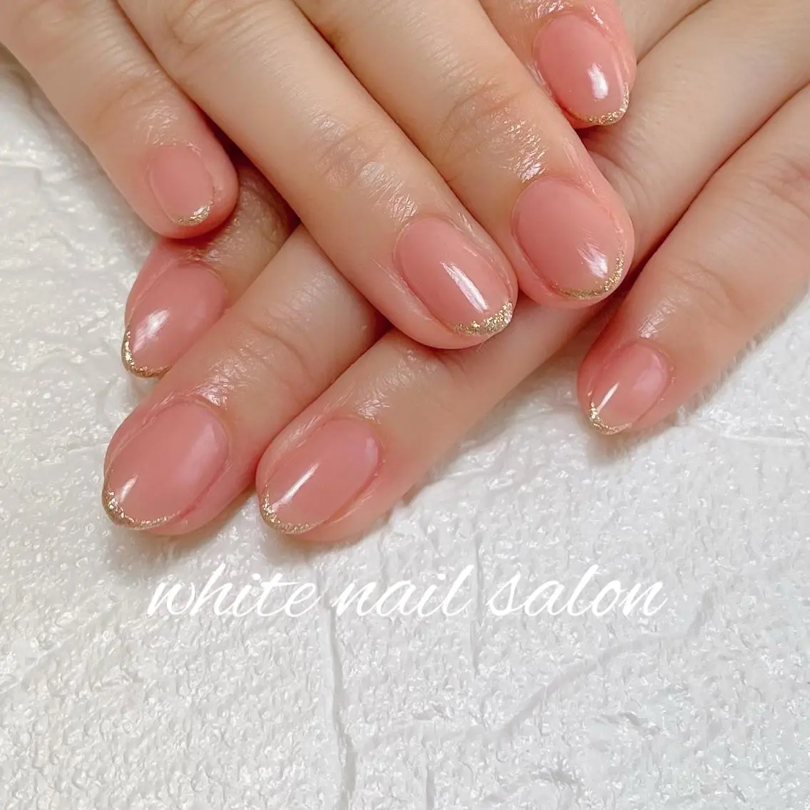 ネイル フットネイル ジェルネイル ハードジェル ラメ(グリッター) 持ち込み ハンドネイル white nail salonのネイルデザイン