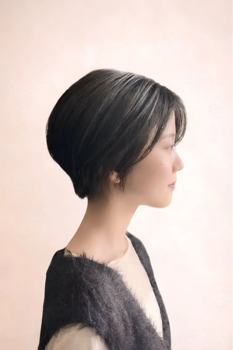 ショート ショートヘア カット 白崎 龍神のヘアスタイル