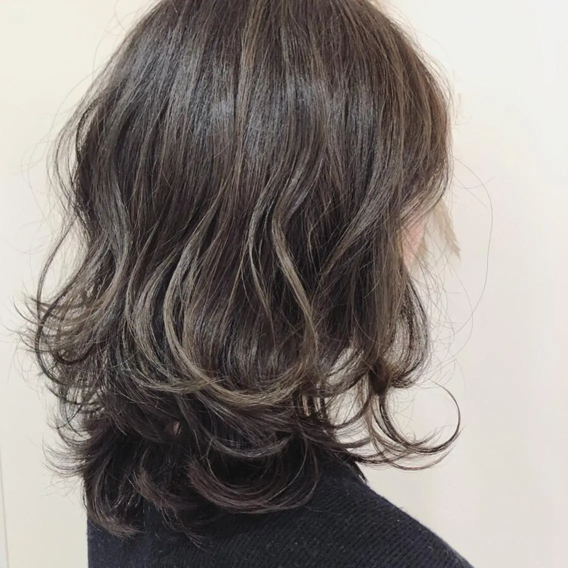 ミディアム カラー 【髪質改善】 梅田　聡のヘアスタイル