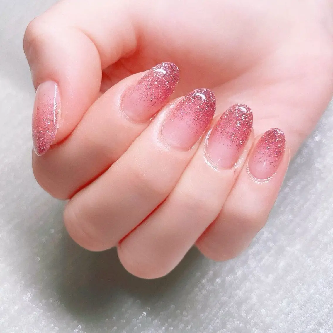 ネイル 長さ出し グラデーション ハンドネイル Nailist suzuのネイルデザイン