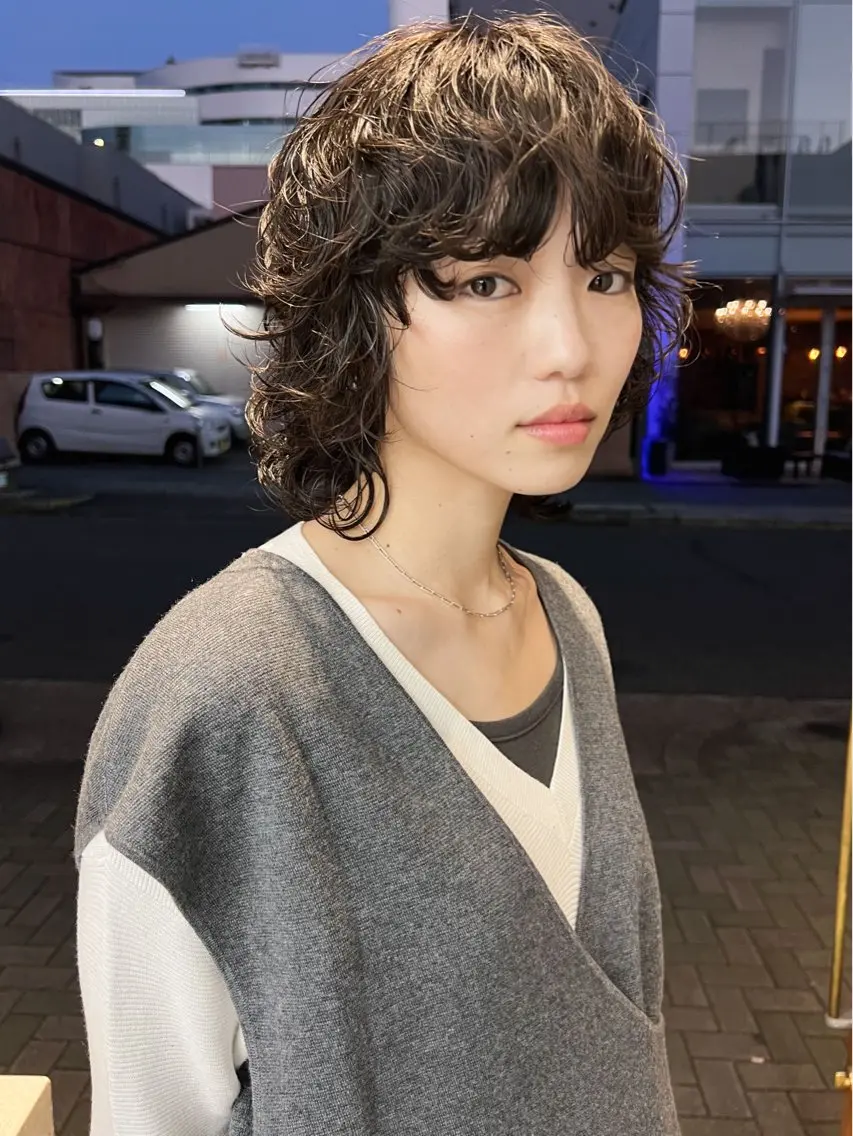 似合わせカット+ナノスチームパーマ+リプタートリートメントorケアパーマの写真