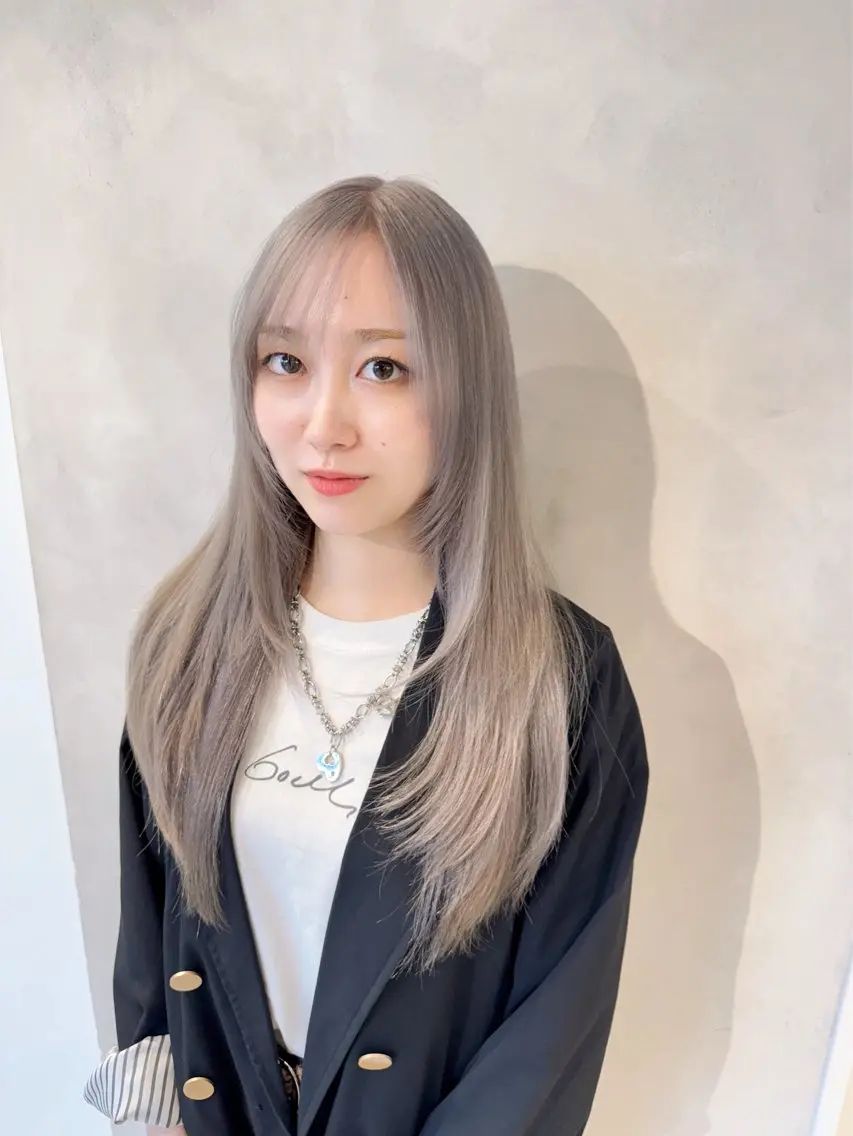 カラー カット ヘアカラー トリートメント 透明感カラー✨艶髪 制作🌱山根あゆみのヘアスタイル