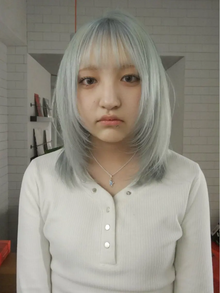 カラー airi໒꒱·゚ /デザインカラーのヘアスタイル