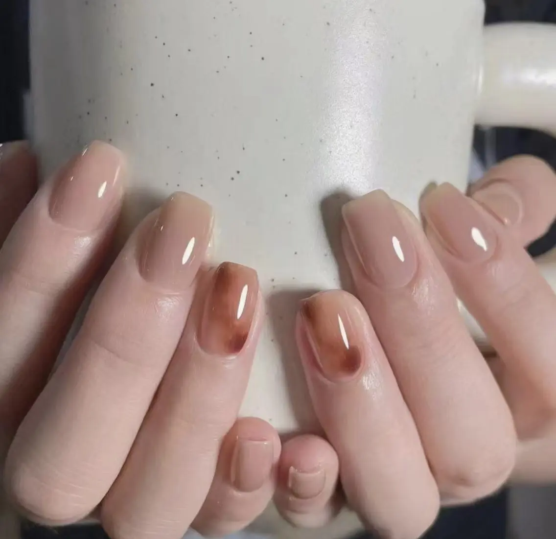 ネイル シンプルネイル Queen's ゆなのネイルデザイン