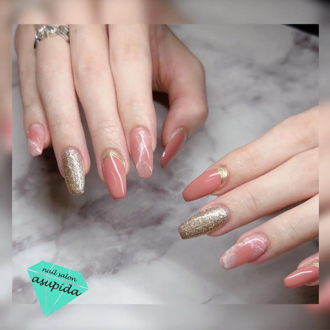 ネイル ハンドネイル nail salon asupidaのネイルデザイン