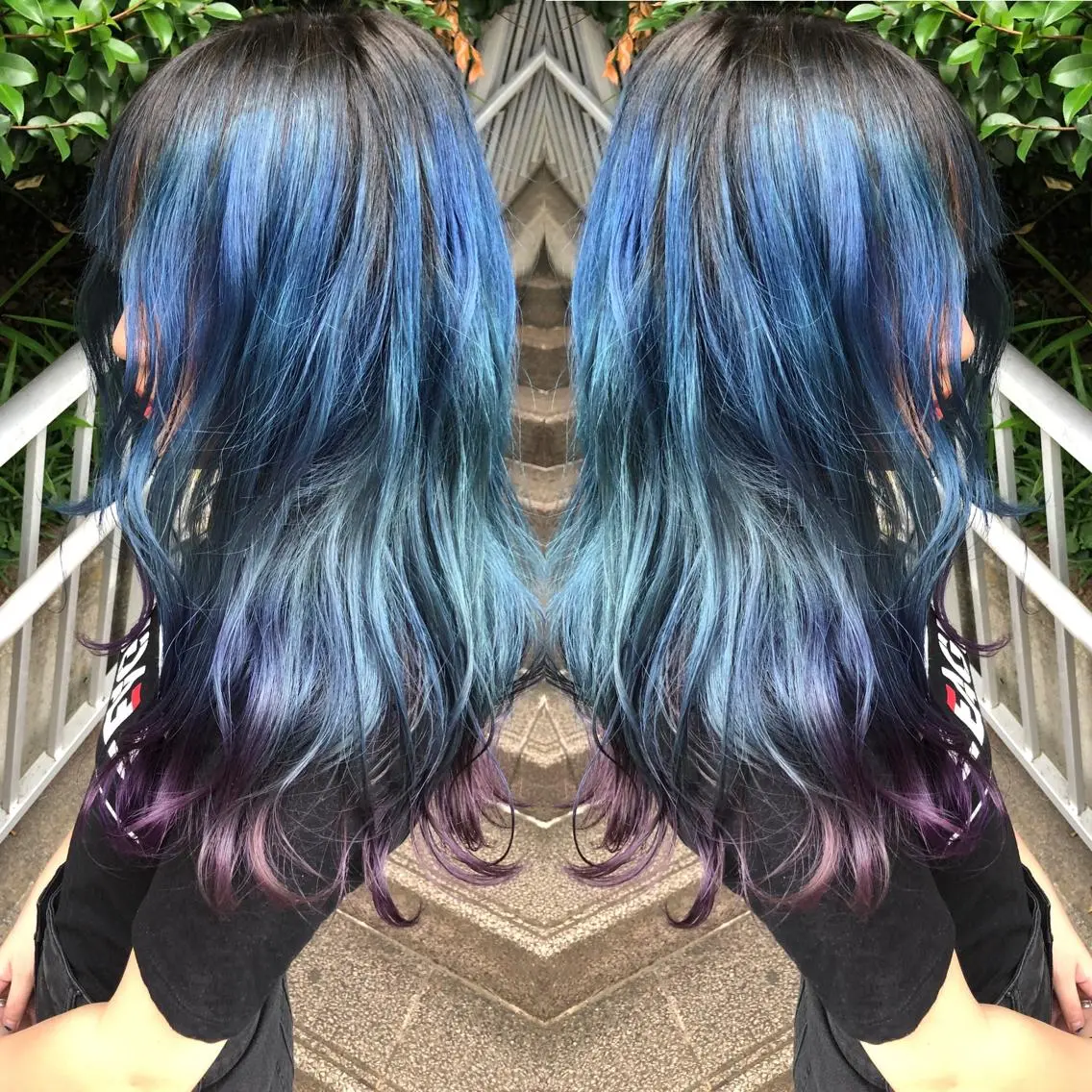 ロング アートディレクター ワダヒサノリのヘアスタイル