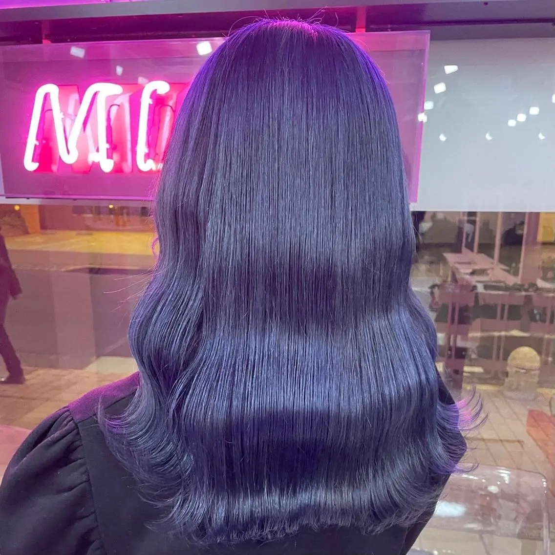 カラー アッシュ アッシュグレー アッシュグレージュ バレイヤージュ ミストバング 🫧似合わせデザイン 🫧MIKU🪼のヘアスタイル
