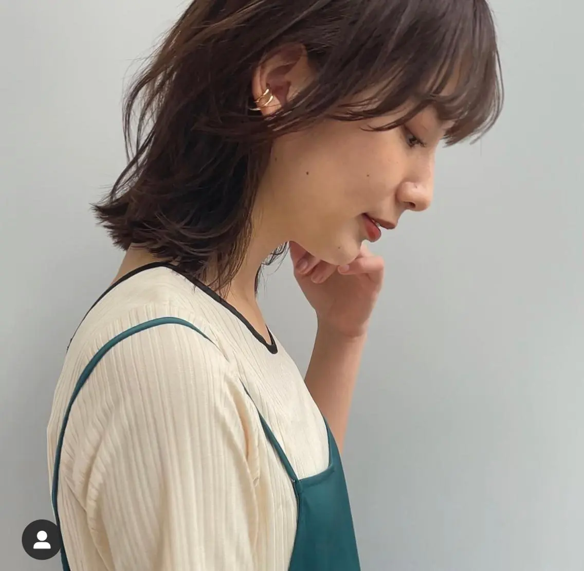 ミディアム くびれヘア anhelo髪質改善 メテオ髪質改善名駅のヘアスタイル