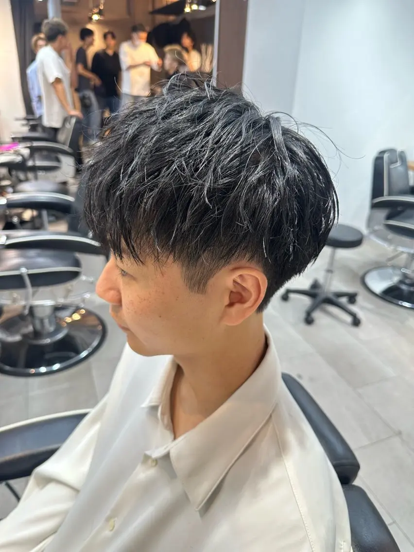 メンズ 縮毛矯正モデル大募集 🇺🇸隼也🇪🇸のヘアスタイル