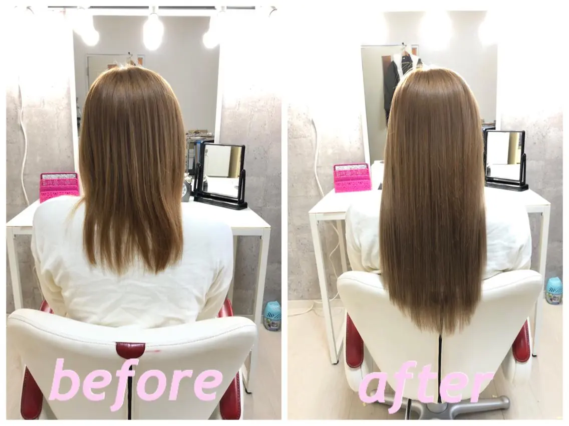 ロング エクステ 🌸ドレスアップ 心斎橋店🌸のヘアスタイル