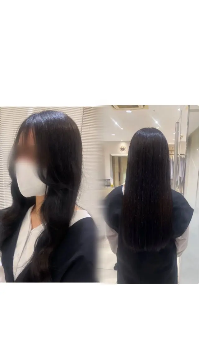 🎀完全無料🎀 【カット+カラー】ロング限定‼️2cm以上切らせて頂ける方ブリーチ❌の写真