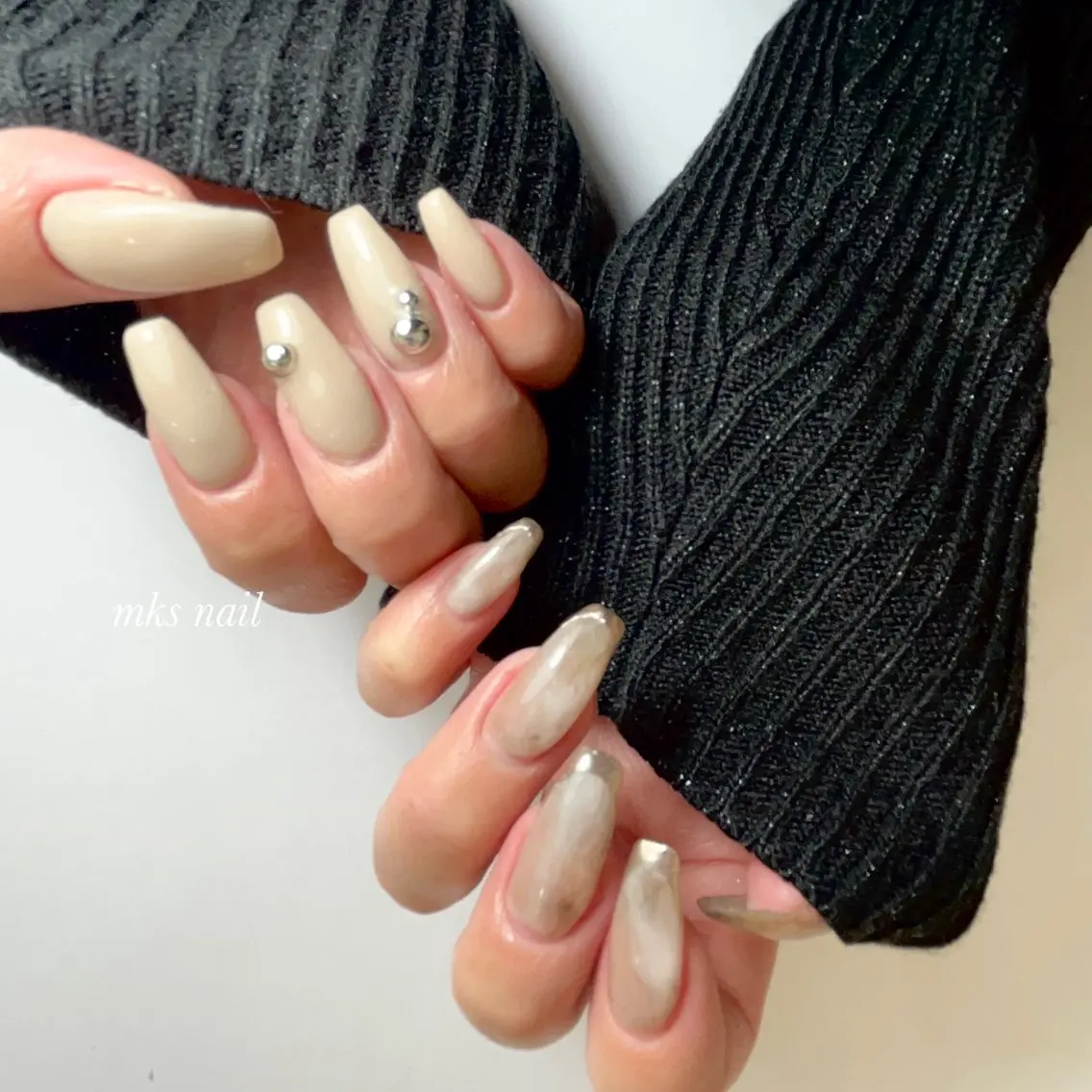 ネイル mks＊nail //  枚方長尾のネイルデザイン