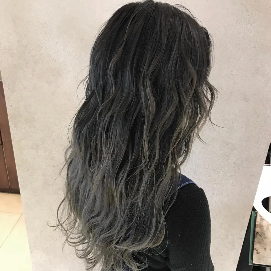 セミロング 福原 優介のヘアスタイル